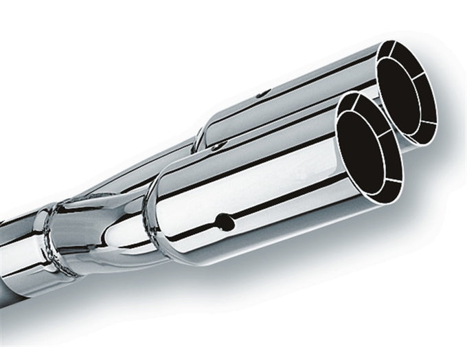 Polished Tip Dual Round Intercooled <br> Universal Fit