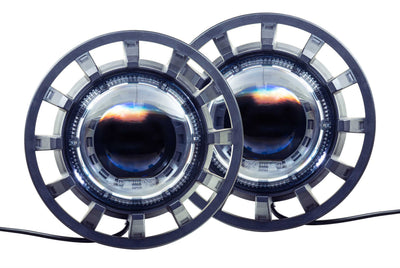 Pair Super7 Headlights <br> 07-17 Jeep JK Wrangler