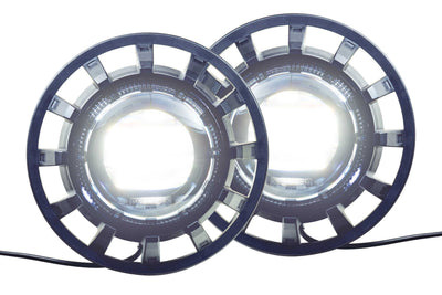 Pair Super7 Headlights <br> 07-17 Jeep JK Wrangler
