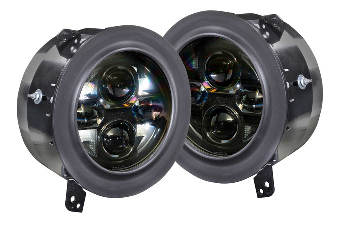 Pair Sealed7 Headlights <br> 18-23 Jeep Wrangler/Gladiator