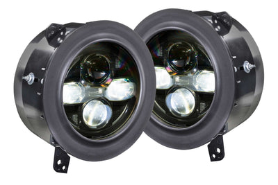 Pair Sealed7 Headlights <br> 18-23 Jeep Wrangler/Gladiator
