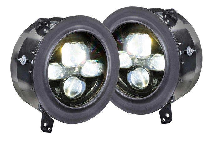 Pair Sealed7 Headlights <br> 18-23 Jeep Wrangler/Gladiator