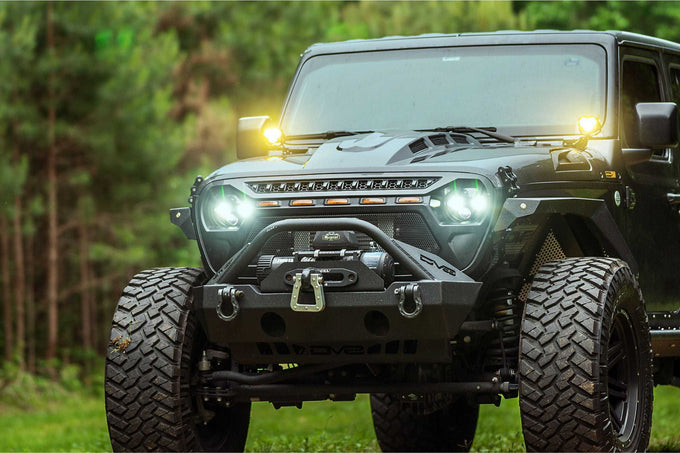 Pair Sealed7 Headlights <br> 18-23 Jeep Wrangler/Gladiator