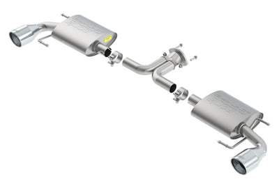 S-Type Axle-Back Exhaust System <br> 14-18 Mazda 3 L Hatchback