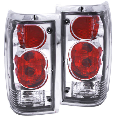 Chrome Taillights <br> 86-93 Mazda B2000