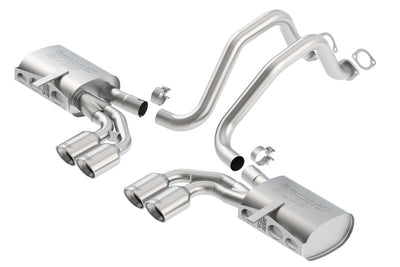 S-Type ll Axle-Back Exhaust System <br> 97-04 Chevy Corvette 5.7L V8