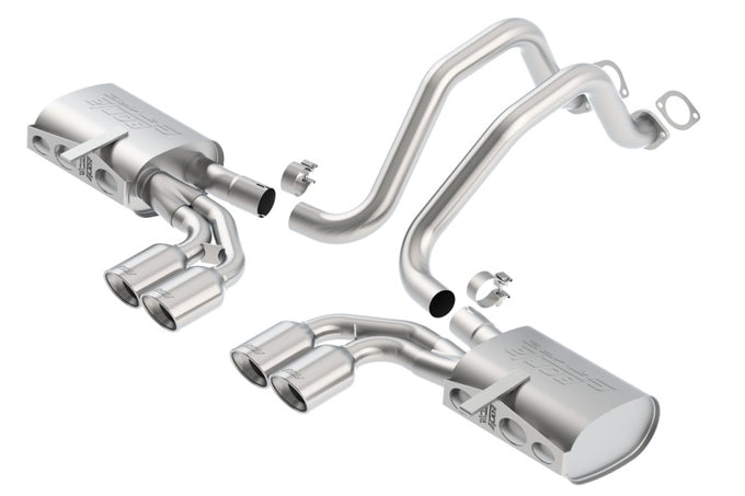 S-Type ll Axle-Back Exhaust System <br> 97-04 Chevy Corvette 5.7L V8