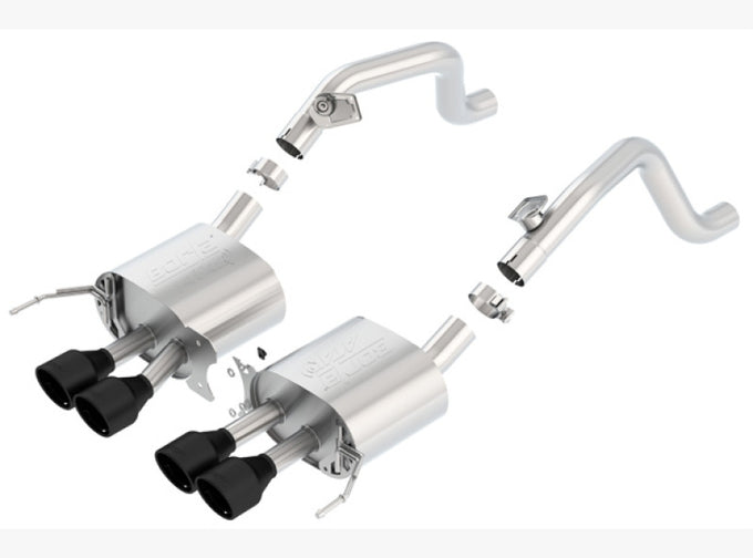 ATAK Axle-Back Exhaust System <br> 14-19 Chevy Corvette Stingray 6.2L V8