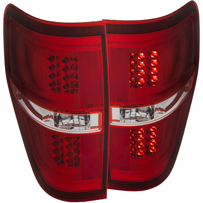 Red/Clear LED Taillights <br> 09-13 Ford F-150