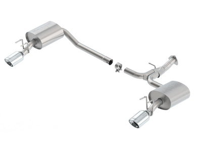 S-Type Axle-Back Exhaust System <br> 16-17 Honda Accord 3.5L V6 Sedan