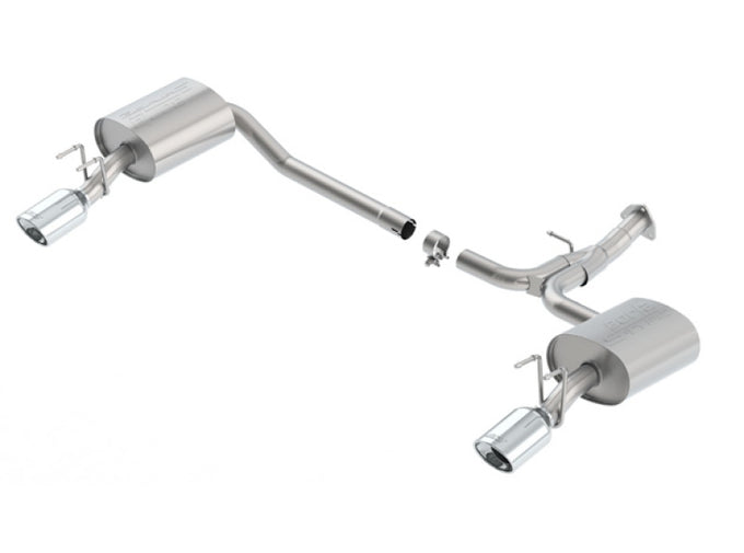 S-Type Axle-Back Exhaust System <br> 16-17 Honda Accord 3.5L V6 Sedan