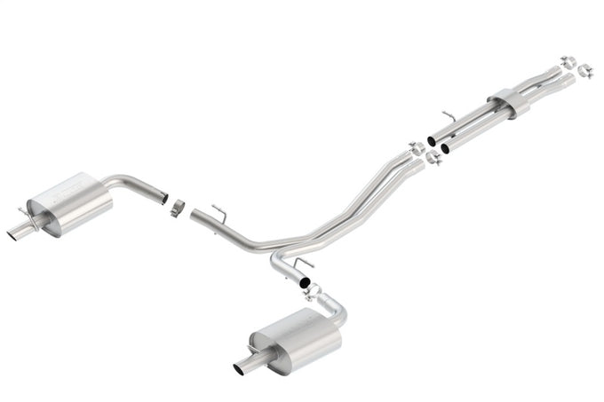 S-Type Cat-Back Exhaust System <br> 16-17 Ford Explorer Sport 3.5L V6