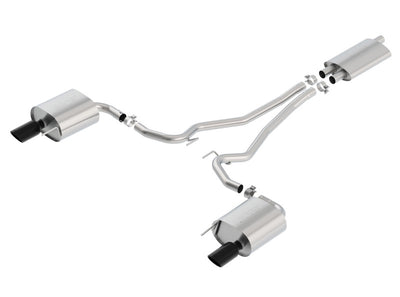 Touring Cat-Back Exhaust System <br> 15-19 Ford Mustang 2.3L