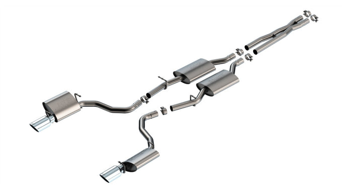 S-Type Cat-Back Exhaust System <br> 19-23 Dodge Charger 3.6L V6