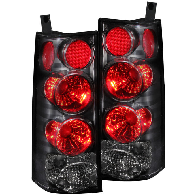 Black Taillights <br> 03-15 Chevy Express