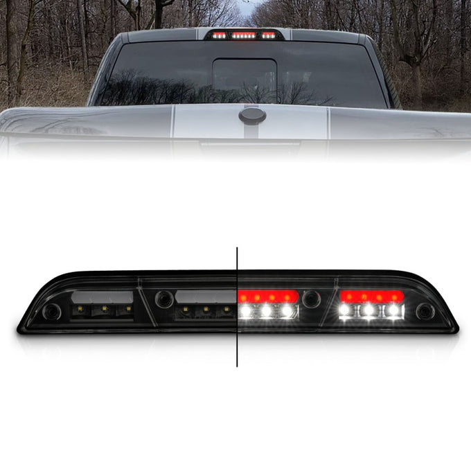 Black Housing Smoke Lens LED Third Brake Light-<br> 15-20 Ford F-150-F-450