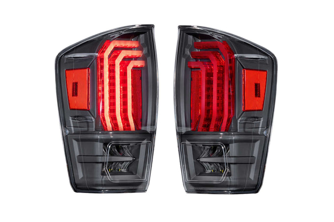 Pair / Clear Lens XB LED Tail Lights <br> 16-23 Toyota Tacoma