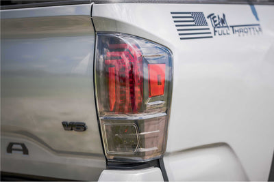 Pair / Clear Lens XB LED Tail Lights <br> 16-23 Toyota Tacoma