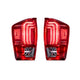 Pair / Red Lens XB LED Tail Lights <br>16-23 Toyota Tacoma