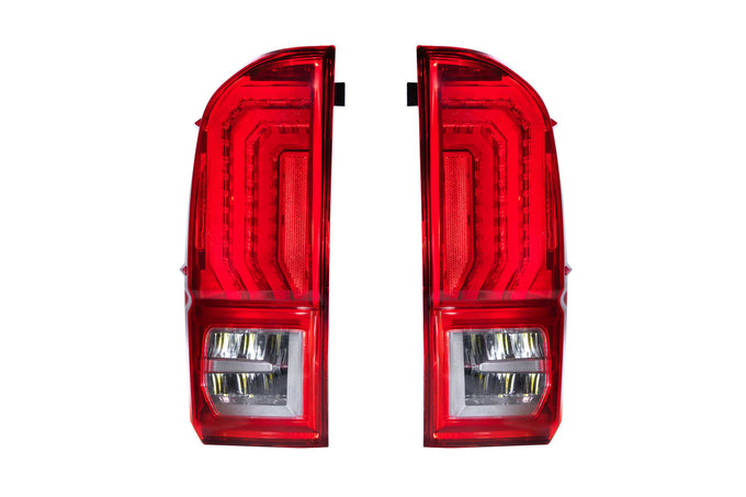 Pair / Red Lens XB LED Tail Lights <br>16-23 Toyota Tacoma