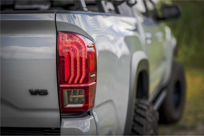 Pair / Red Lens XB LED Tail Lights <br>16-23 Toyota Tacoma