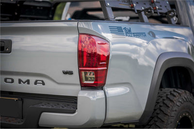 Pair / Red Lens XB LED Tail Lights <br>16-23 Toyota Tacoma