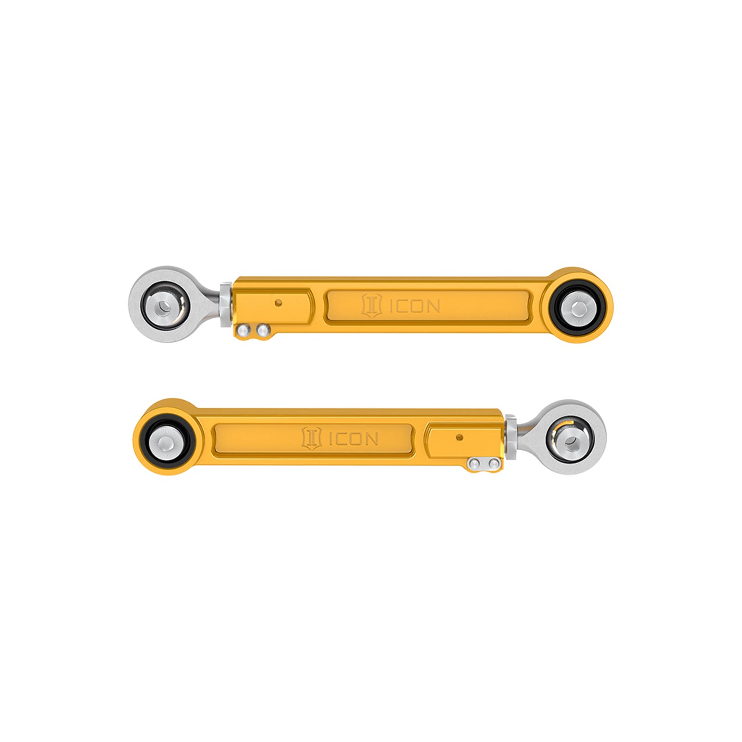 Billet Rear Upper Link Kit - Gold Anodized <br> 22-25 Toyota Tundra Sequoia Tacoma 24-25 Lexus GX550