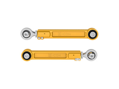 Billet Rear Upper Link Kit - Gold Anodized <br> 22-25 Toyota Tundra Sequoia Tacoma 24-25 Lexus GX550