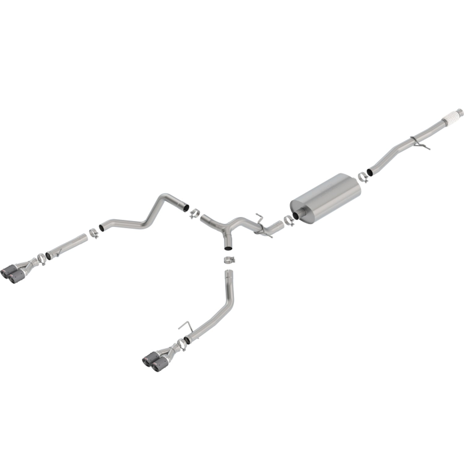 Touring Cat-Back Exhaust System <br> 19-24 Chevrolet Silverado GMC Sierra 1500