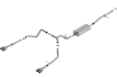 Touring Cat-Back Exhaust System <br> 19-24 Chevrolet Silverado GMC Sierra 1500