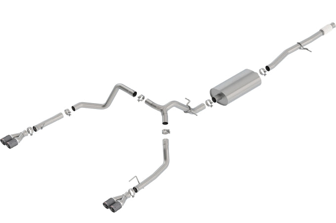 Touring Cat-Back Exhaust System <br> 19-24 Chevrolet Silverado GMC Sierra 1500
