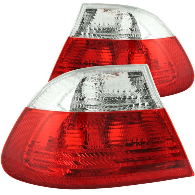 Red/Clear Taillights <br> 00-03 BMW 3 Series E46