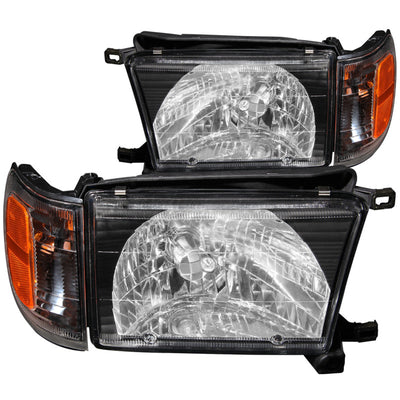 Black Crystal Headlights <br> 99-02 Toyota 4Runner