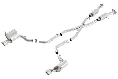 S-Type Cat-Back Exhaust System <br> 15-21 Jeep Grand Cherokee 6.4L V8