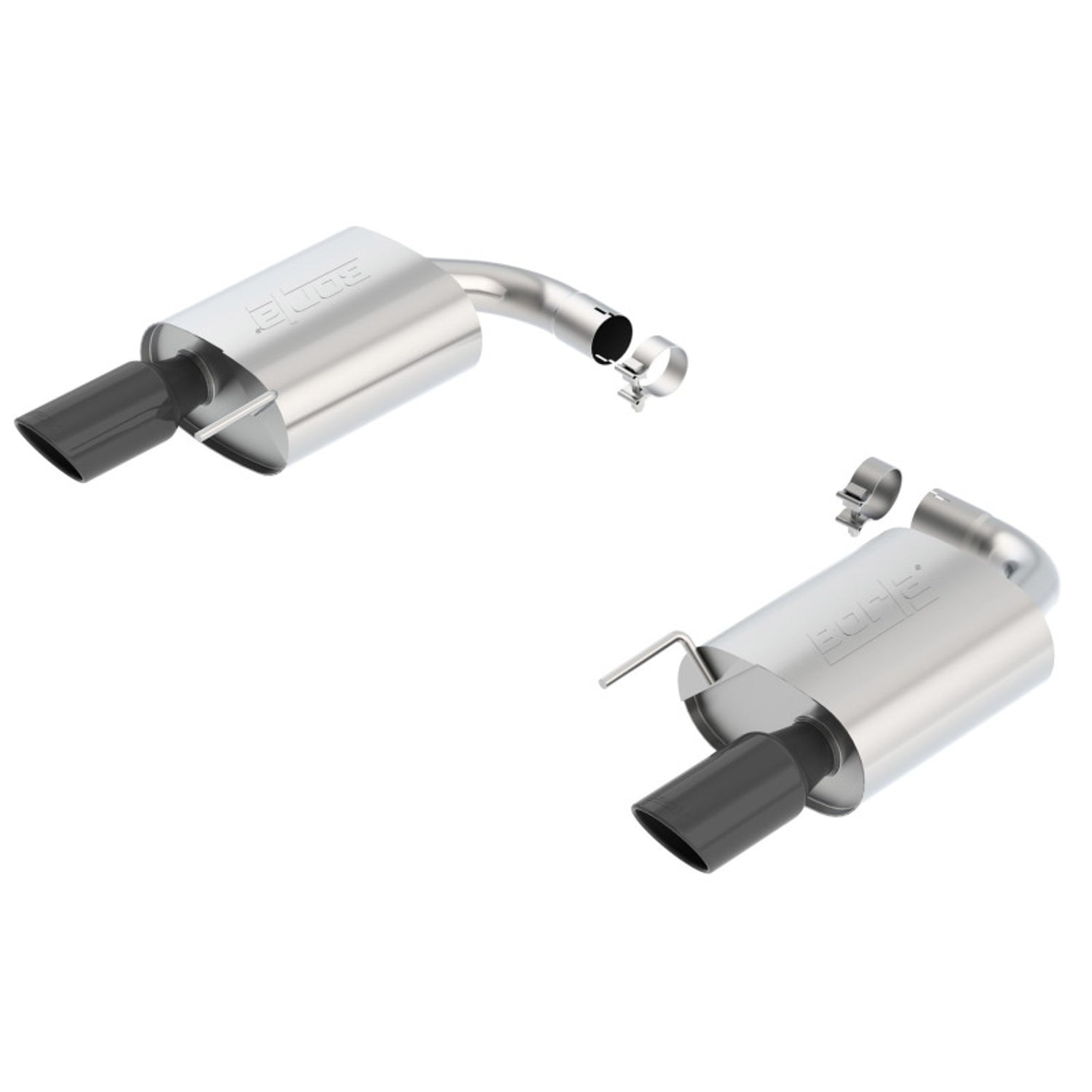 S-Type Axle-Back Exhaust System <br> 15-17 Ford Mustang 5L V8 Convertible Coupe