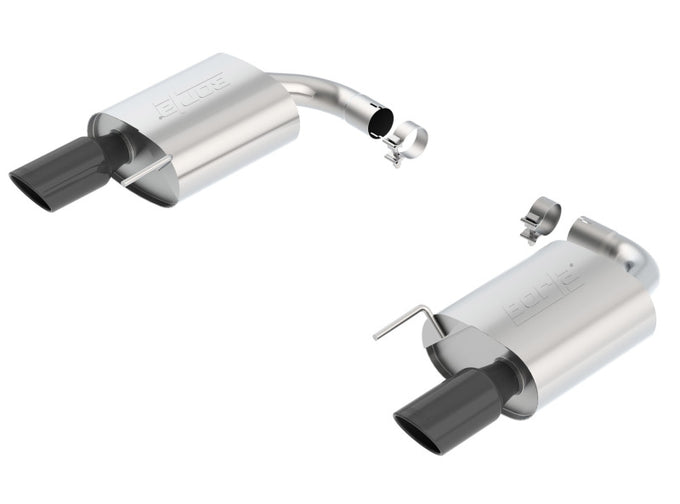 S-Type Axle-Back Exhaust System <br> 15-17 Ford Mustang 5L V8 Convertible Coupe