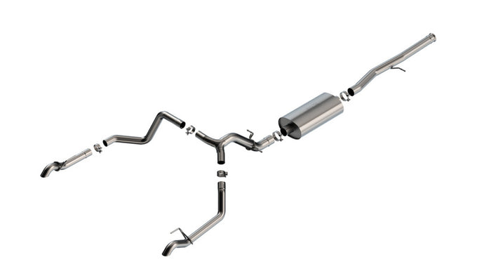 Touring Cat-Back Exhaust System <br> 22-23 Chevy Silverado 1500 ZR2 6.2L V8