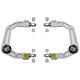 Billet Upper Control Arm Delta Joint Kit <br> 2005-2023 Toyota Tacoma