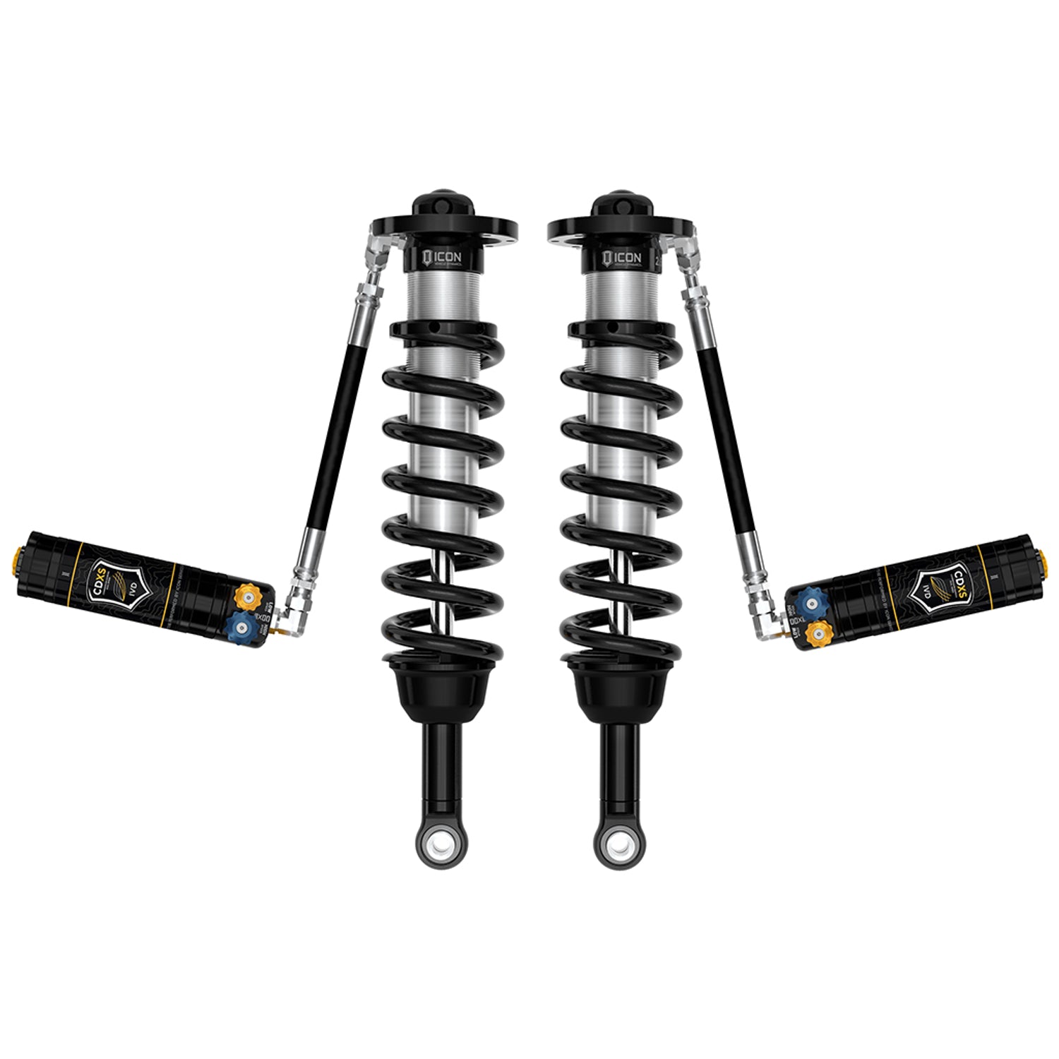 2.5 Series Front Coilover Kit V.S. 1.25-3 in Lift <br> 2024-2025 Toyota Land Cruiser
