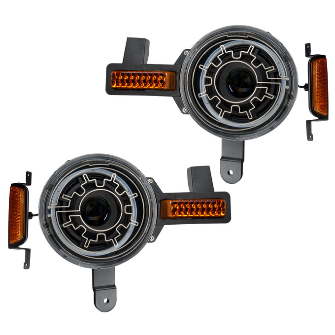 Bi-LED Projector Headlights (Heated Lens) <br> 21-25 Ford Bronco