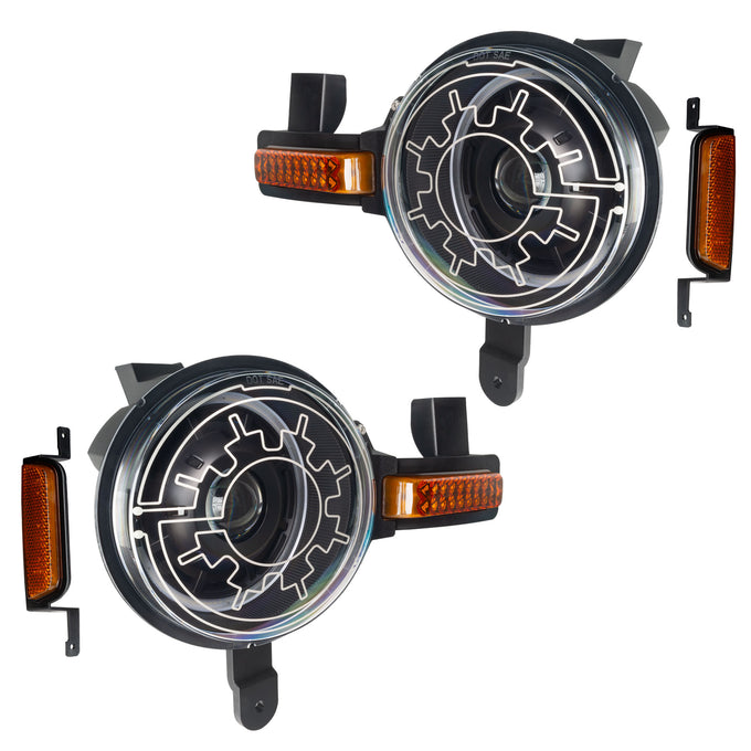 Bi-LED Projector Headlights (Heated Lens) <br> 21-25 Ford Bronco