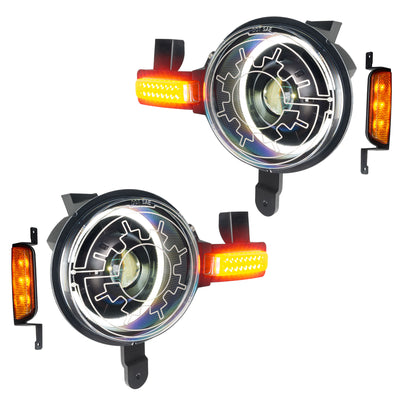 Bi-LED Projector Headlights (Heated Lens) <br> 21-25 Ford Bronco