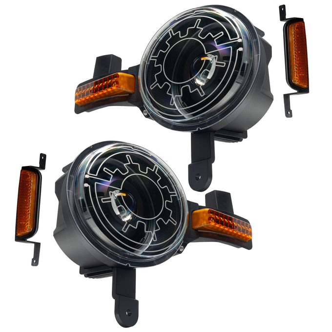 Bi-LED Projector Headlights (Heated Lens) <br> 21-25 Ford Bronco