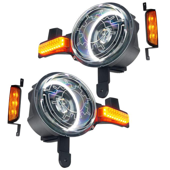 Bi-LED Projector Headlights (Heated Lens) <br> 21-25 Ford Bronco