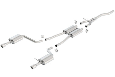 S-Type Cat-Back Exhaust System <br> 02-05 Audi A4 Quattro 1.8L L4