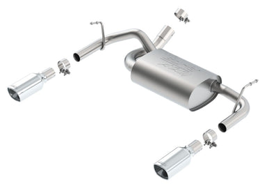 ATAK Axle-Back Exhaust System <br> 12-17 Jeep Wrangler 3.6L 2018 Jeep Wrangler JK