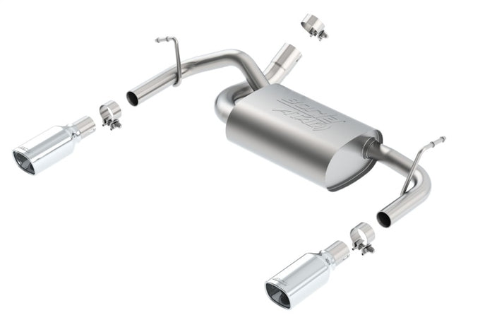 ATAK Axle-Back Exhaust System <br> 12-17 Jeep Wrangler 3.6L 2018 Jeep Wrangler JK