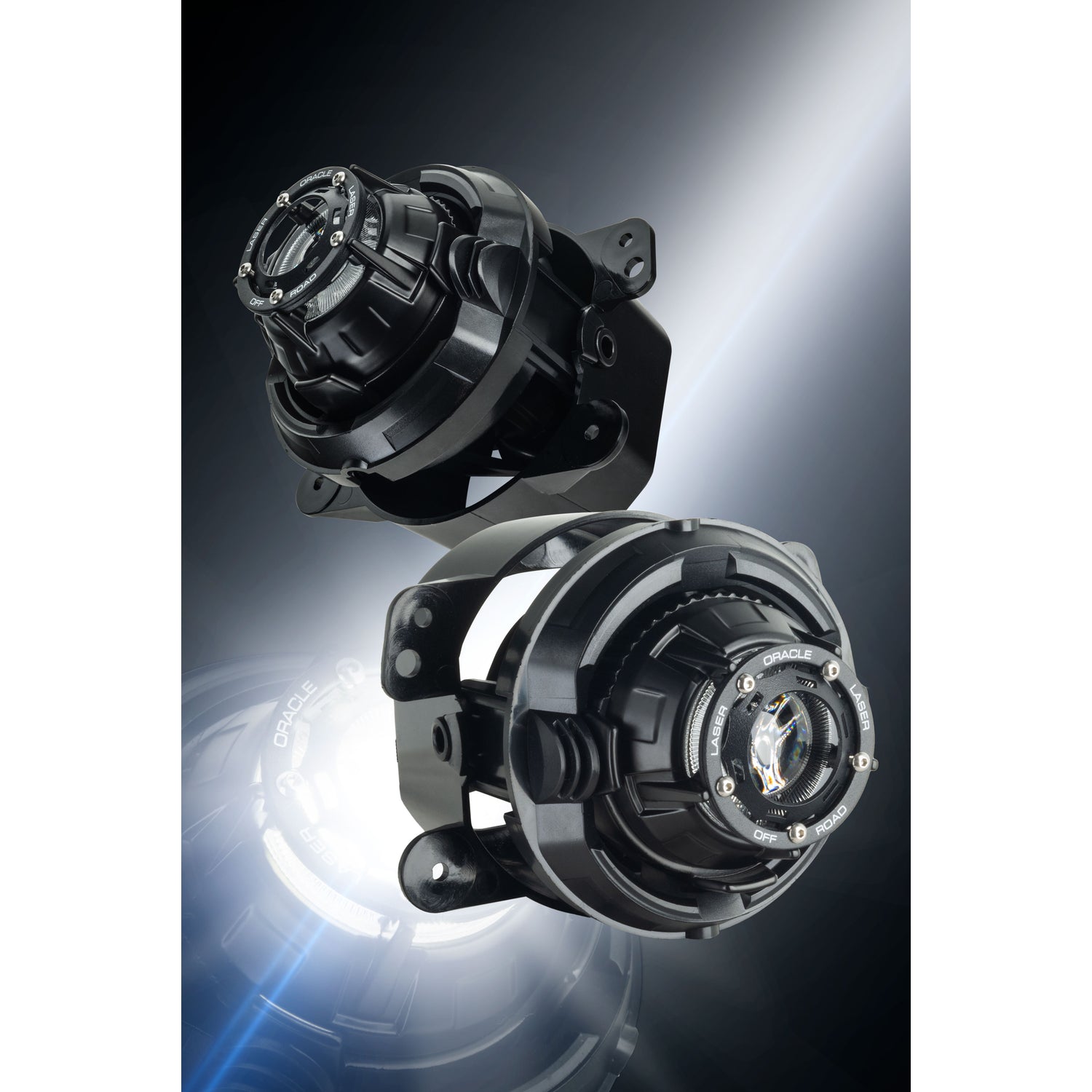 Off-Road LASER 15W Fog Lights <br> 07-25 Jeep Wrangler, 20-25 Gladiator