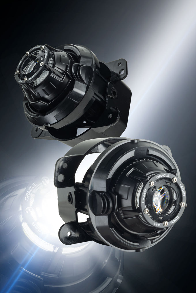 Off-Road LASER 15W Fog Lights <br> 07-25 Jeep Wrangler, 20-25 Gladiator