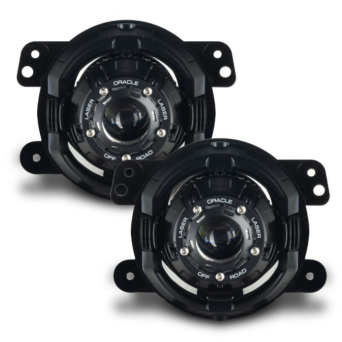 Off-Road LASER 15W Fog Lights <br> 07-25 Jeep Wrangler, 20-25 Gladiator